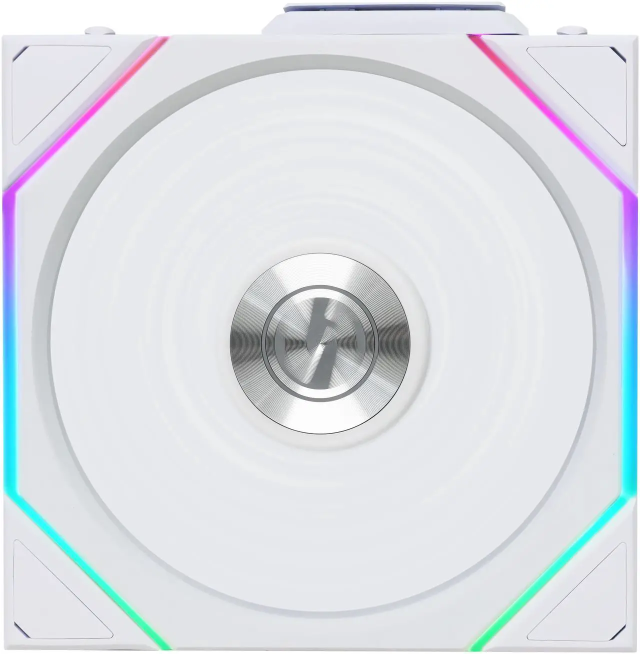 Alt view image 5 of 8 - Lian Li UNI Fan TL 120 Wireless - Single Pack (Reverse Blade) - Controller Not Included - 2.4 GHz Wireless Control  - Infinity Mirror Design - Controller requesd for use. - White (12RTL1W1W)