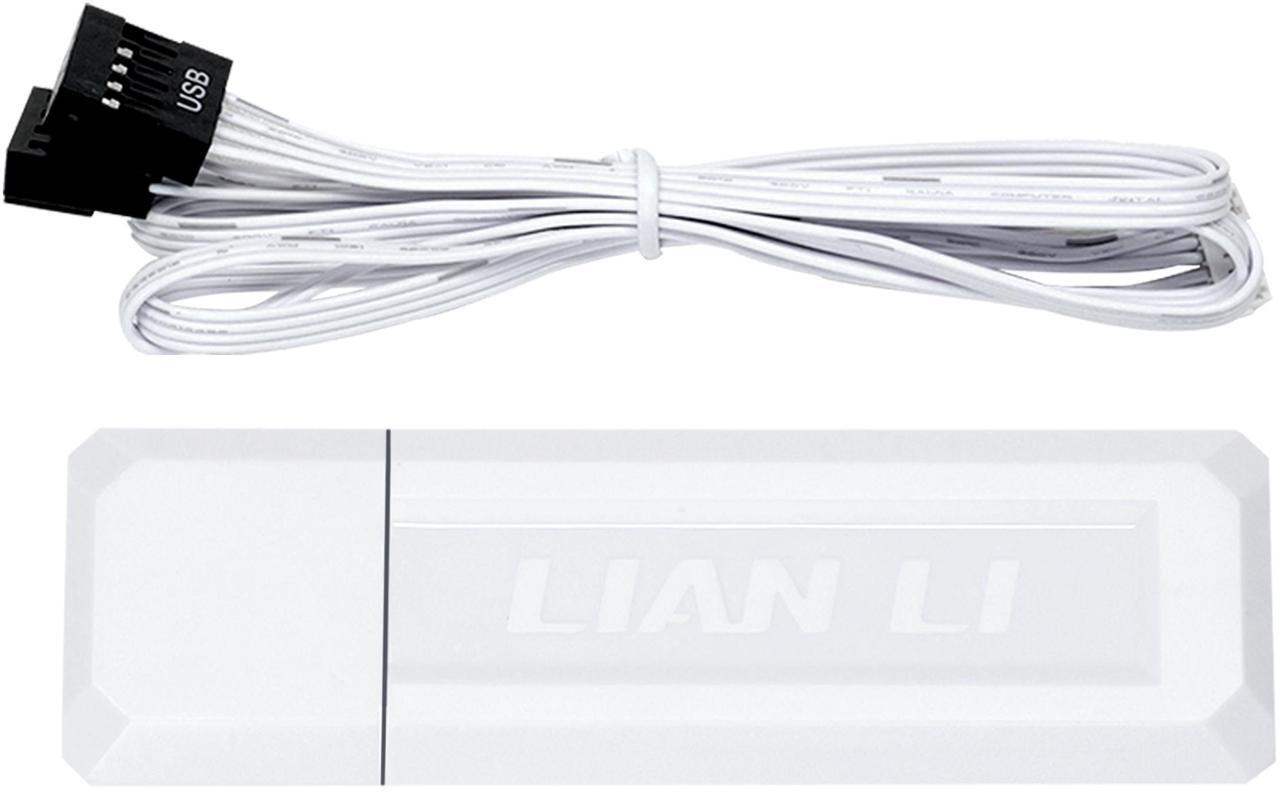 Alt view image 3 of 8 - Lian Li UNI Fan TL 120 Wireless - Triple Pack - 2.4 GHz Wireless Controller Included - Daisy Chain & Infinity Mirror Design - Controller reqired. - White (12TL1W3W)