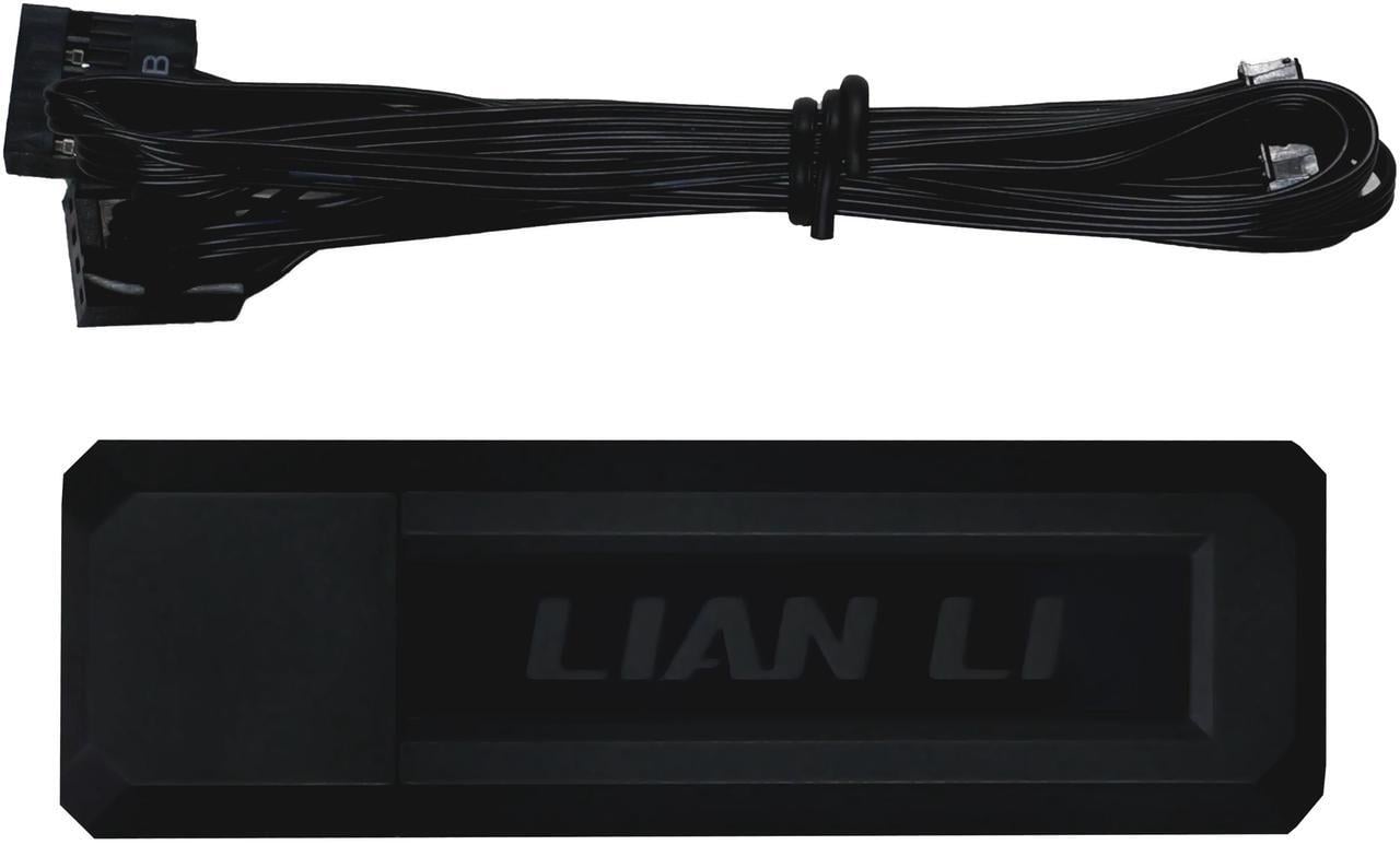 Alt view image 3 of 8 - Lian Li UNI Fan TL LCD 120 Wireless - Triple Pack - 2.4 GHz Wireless Controller Included - Daisy Chain & Infinity Mirror Design - LCD Display - Controller required. - Black (12TLLCD1W3B)