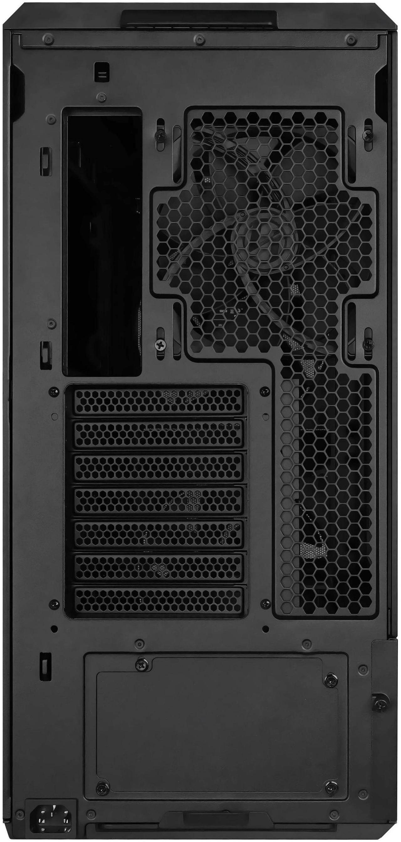 Alt view image 5 of 13 - Lian Li LANCOOL 217 Genuine Walnut Wood Computer Case,  Mid-Tower ATX PC Case with 5 Pre-Installed PWM Fans 2x170mm, 2x120mm & 1x140mm, Flexible PSU & Cable Installation - Black (LAN217X)