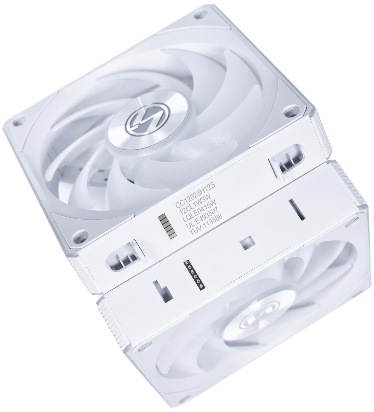 Open Box: Lian Li UNI Fan CL120 ARGB PWM Fan - Single Pack (Reverse Blade) - 2.4 GHz Wireless Signal RGB & PC Case Fans Control - Daisy-Chain - Low Noise - Controller NOT Included &Required - White (12RCL1W1W) - Newegg.ca - Open Box condition - Image 11