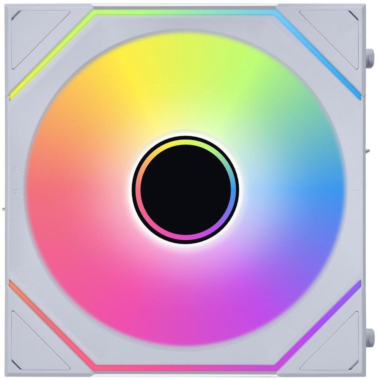 Alt view image 2 of 7 - Lian Li UNI Fan SL-Infinity Wireless - 120 Single Pack - 2.4 GHz Wireless Signal Control - ARGB Fan - Double Infinity Mirror - Low Noise - Controller NOT Included & Required - White (12SLIN1W1W)