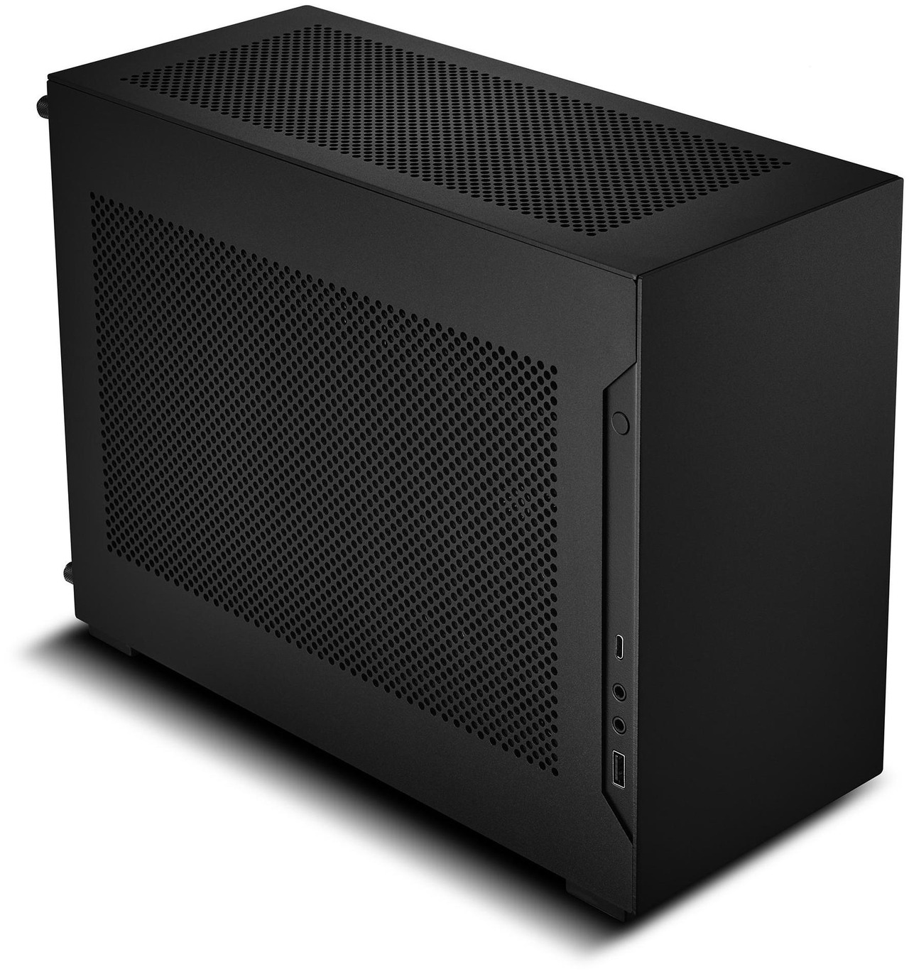 Open Box: Lian Li A4-H2O Mini-ITX PC Case, Triple-Slot Mount GPU, Aluminum Exterior & SPCC Steel Interior, 240mm AIO, SFX Sandwich Layout, PCIe 5.0, Supports SFX/SFX-L PSU - (A4-H2OX5 Black ) - Newegg.ca - Open Box condition - Image 8