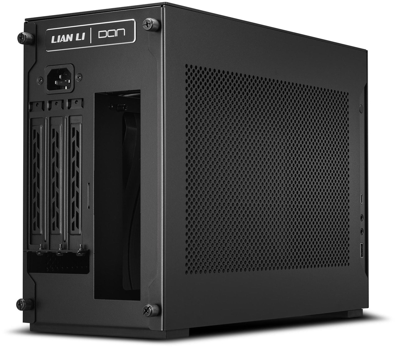Open Box: Lian Li A4-H2O Mini-ITX PC Case, Triple-Slot Mount GPU, Aluminum Exterior & SPCC Steel Interior, 240mm AIO, SFX Sandwich Layout, PCIe 5.0, Supports SFX/SFX-L PSU - (A4-H2OX5 Black ) - Newegg.ca - Open Box condition - Image 9