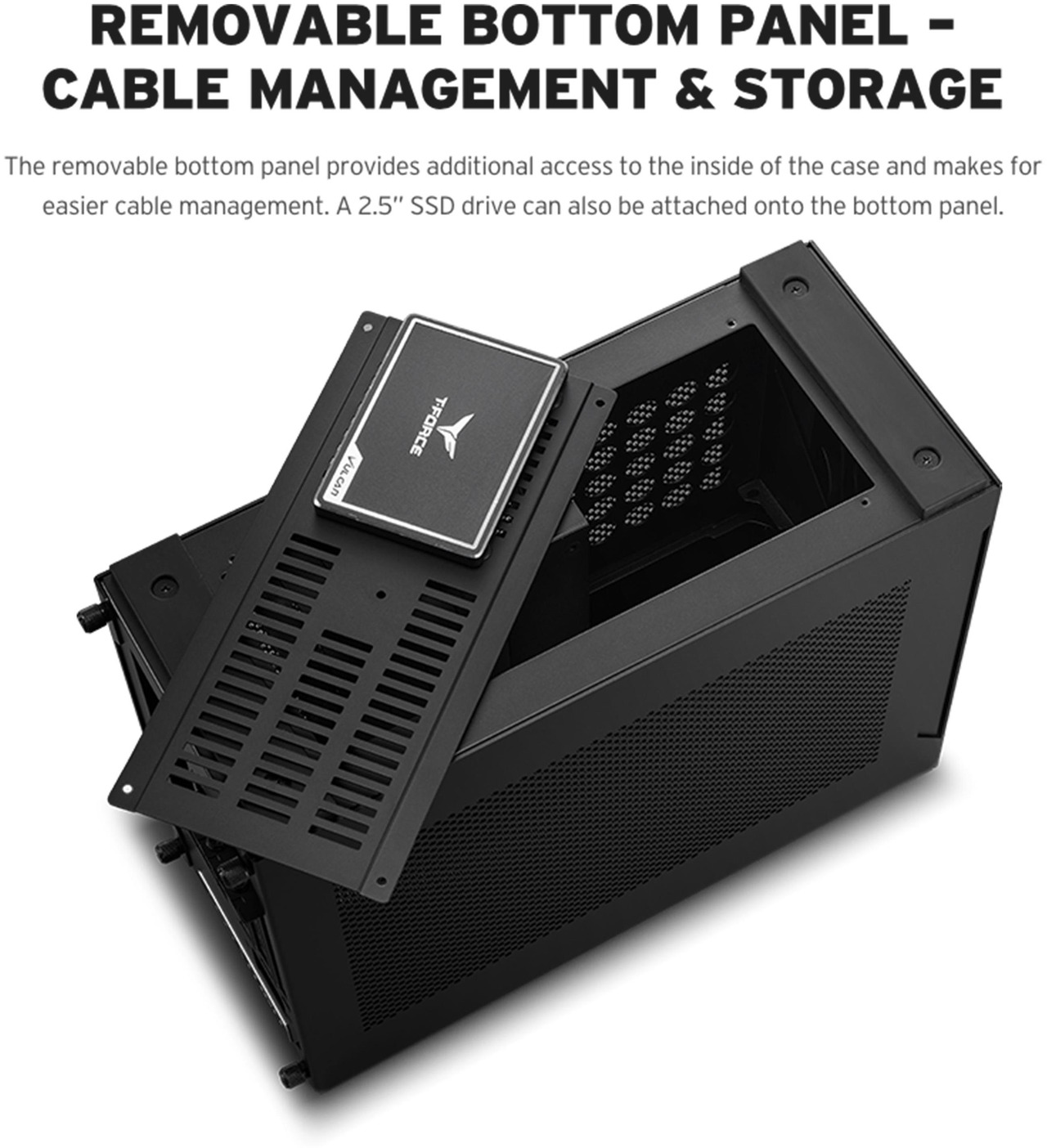 Open Box: Lian Li A4-H2O Mini-ITX PC Case, Triple-Slot Mount GPU, Aluminum Exterior & SPCC Steel Interior, 240mm AIO, SFX Sandwich Layout, PCIe 5.0, Supports SFX/SFX-L PSU - (A4-H2OX5 Black ) - Newegg.ca - Open Box condition - Image 14
