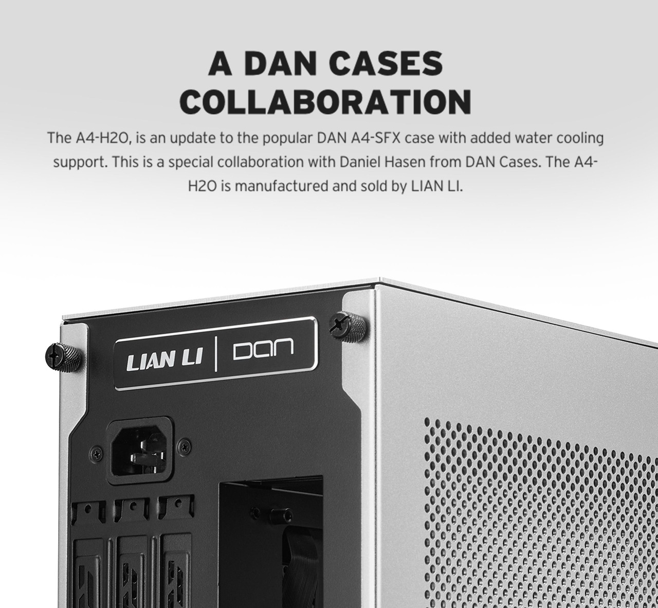 Open Box: Lian Li A4-H2O Mini-ITX PC Case, Triple-Slot Mount GPU, Aluminum Exterior & SPCC Steel Interior, 240mm AIO, SFX Sandwich Layout, PCIe 5.0, Supports SFX/SFX-L PSU - (A4-H2OA5 Silver) - Newegg.ca - Open Box condition - Image 15