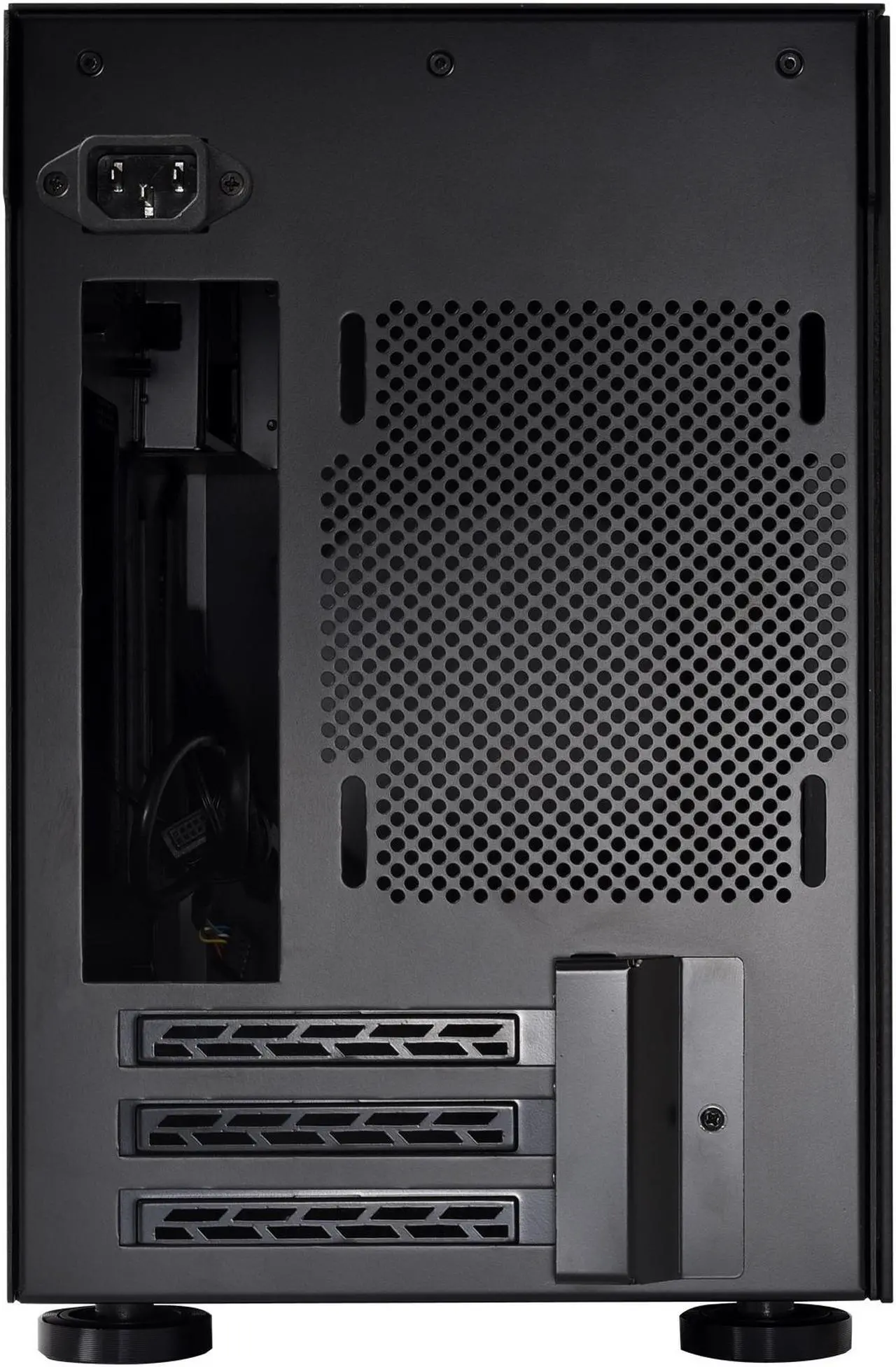 Alt view image 3 of 12 - LIAN LI TU150 Aluminum Tempered Glass ITX Case - Black Color - TU150WX