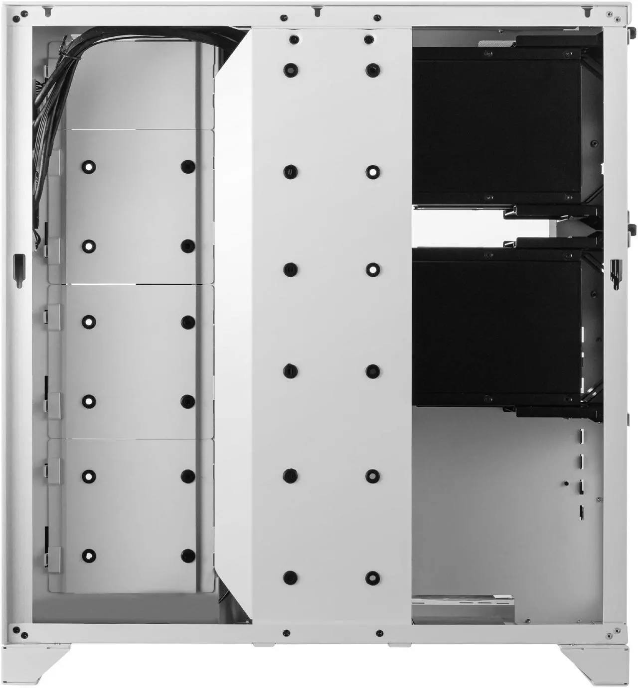 Alt view image 7 of 8 - LIAN LI O11 Dynamic XL ROG Certificated - White Color - Tempered Glass on the Front, and Left Side - E-ATX, ATX Full Tower Gaming Computer Case - O11D XL-W