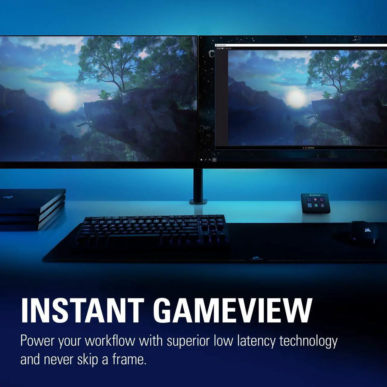 Alt view image 5 of 7 - Elgato Game Capture 4K60 Pro MK.2 - 4K60 HDR10 Capture and Passthrough, PCIe Capture Card,Superior Low Latency Technology