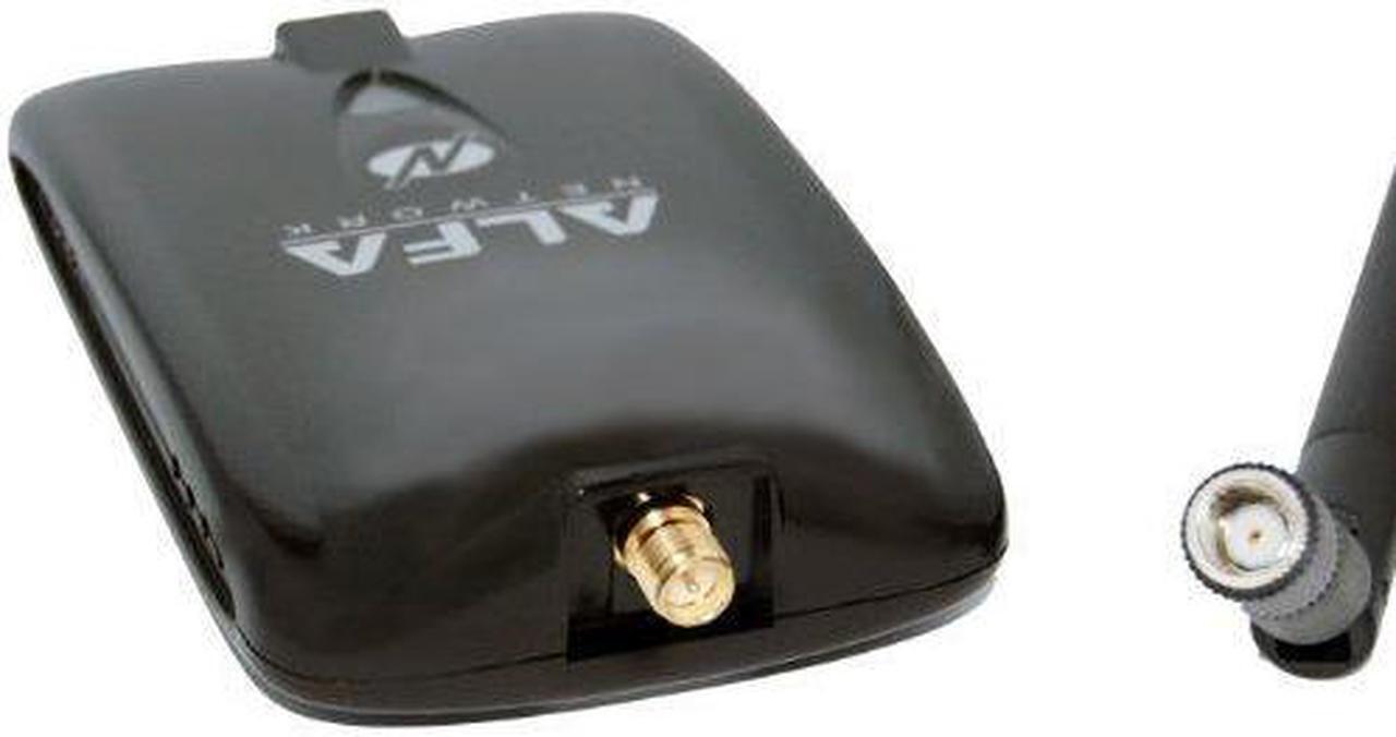 Alt view image 4 of 5 - Alfa AWUS036NHA Wireless B/G/N USB Adaptor - 802.11n - 150 Mbps - 2.4 GHz - 5 dBi Antenna - Long Range - Atheros Chipset - Windows XP/Vista 64-Bit/128-Bit Windows 7 Compatible