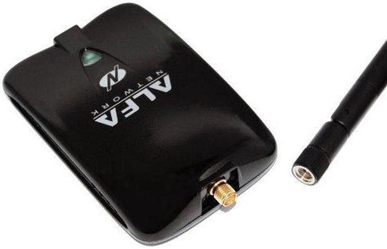 Alt view image 2 of 5 - Alfa AWUS036NHA Wireless B/G/N USB Adaptor - 802.11n - 150 Mbps - 2.4 GHz - 5 dBi Antenna - Long Range - Atheros Chipset - Windows XP/Vista 64-Bit/128-Bit Windows 7 Compatible