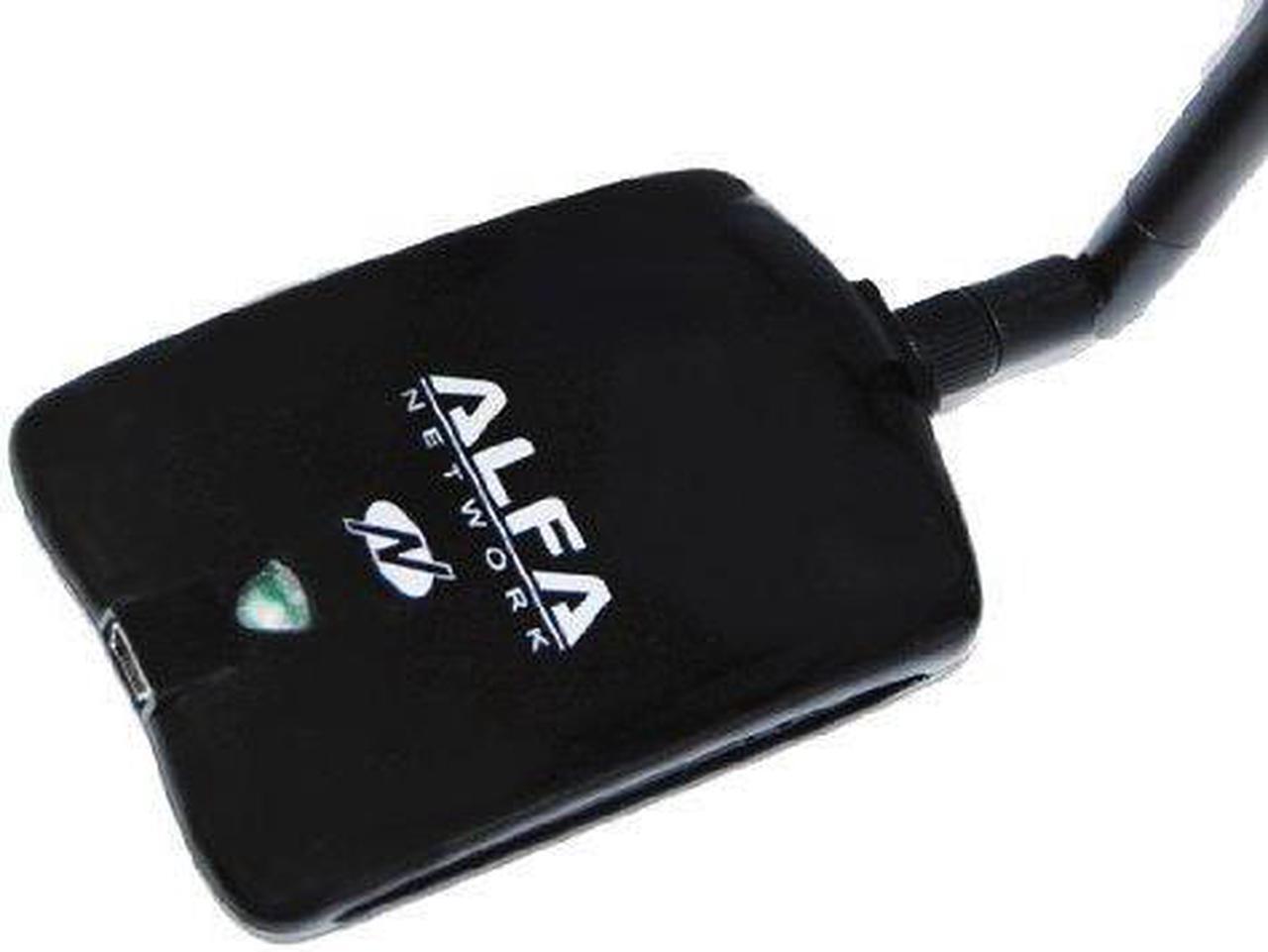 Alt view image 3 of 5 - Alfa AWUS036NHA Wireless B/G/N USB Adaptor - 802.11n - 150 Mbps - 2.4 GHz - 5 dBi Antenna - Long Range - Atheros Chipset - Windows XP/Vista 64-Bit/128-Bit Windows 7 Compatible