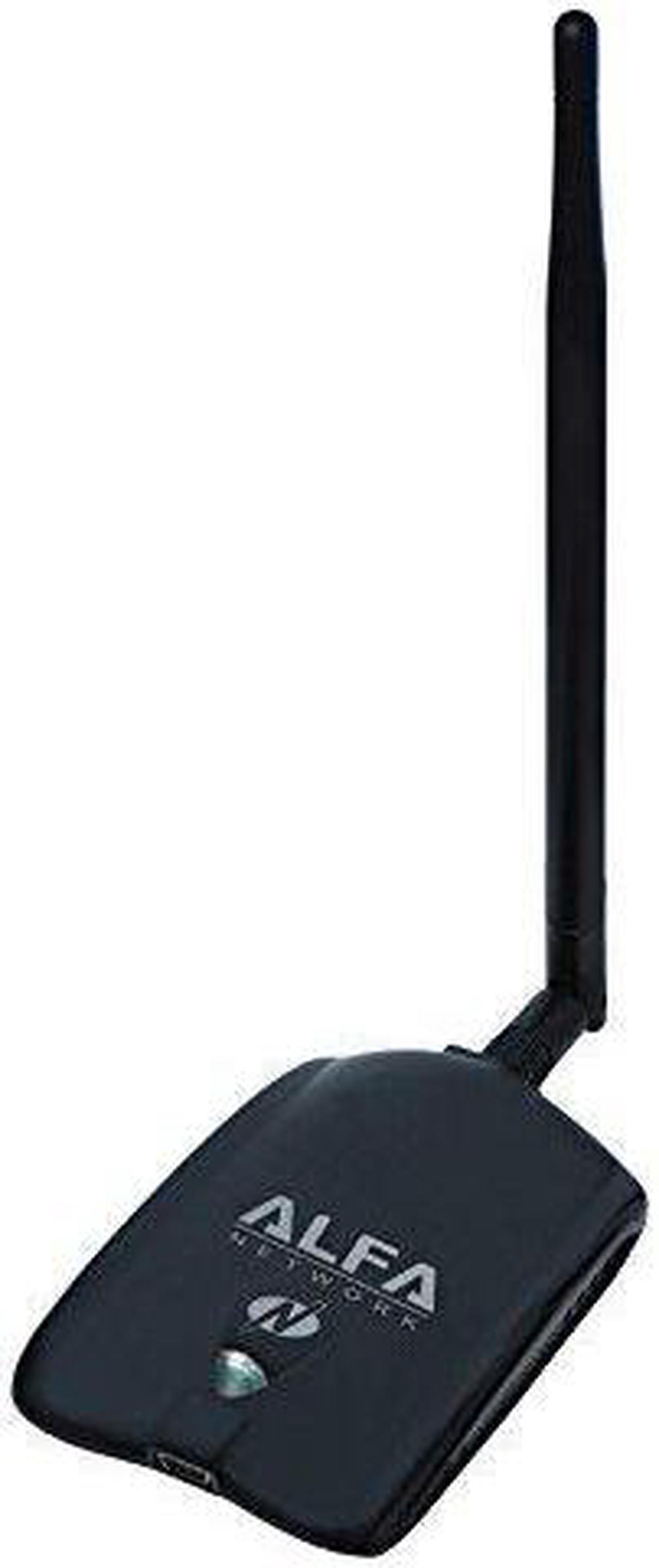 Main image of Alfa AWUS036NHA Wireless B/G/N USB Adaptor - 802.11n - 150 Mbps - 2.4 GHz - 5 dBi Antenna - Long Range - Atheros Chipset - Windows XP/Vista 64-Bit/128-Bit Windows 7 Compatible