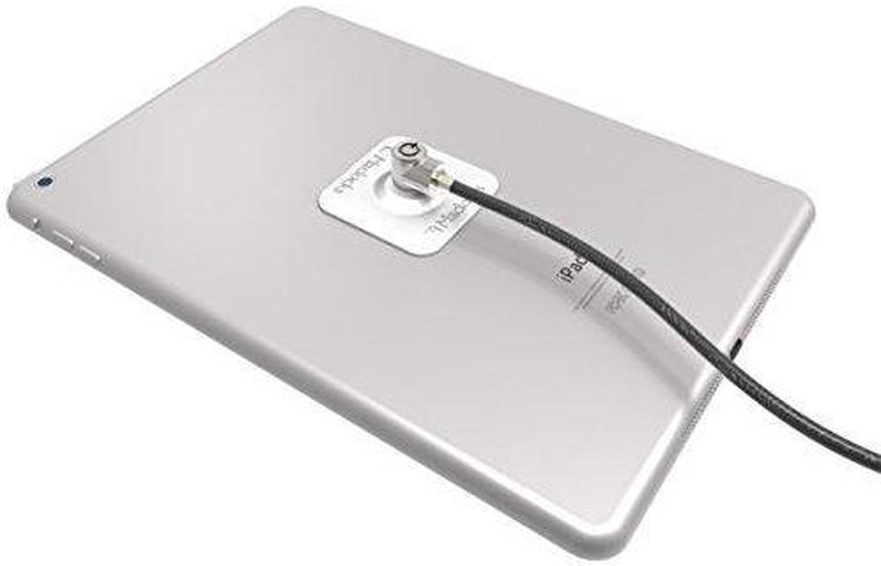 Alt view image 4 of 5 - Maclocks CL15UTL Universal Tablet Lock Adhesive Security Plate with Security Slot & 6-Foot Cable Lock (Silver)
