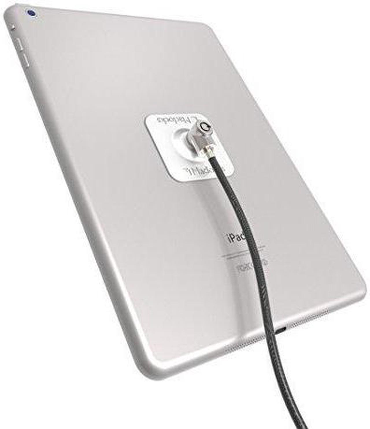 Alt view image 2 of 5 - Maclocks CL15UTL Universal Tablet Lock Adhesive Security Plate with Security Slot & 6-Foot Cable Lock (Silver)
