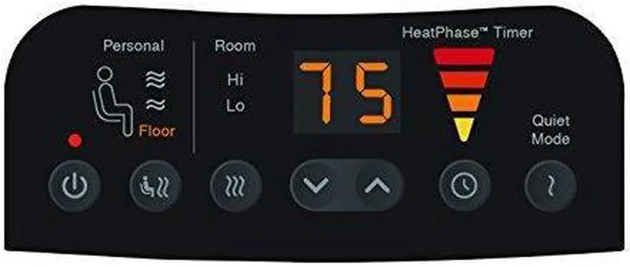 Alt view image 6 of 6 - Honeywell HCE840B Heat Genius Ceramic Heater, Black