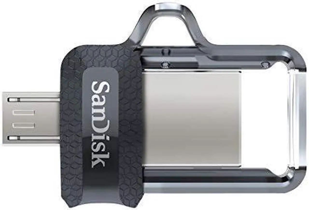 Main image of SanDisk 128GB Ultra Dual Drive m3.0 for Android Devices and Computers - microUSB, USB 3.0 - SDDD3-128G-G46