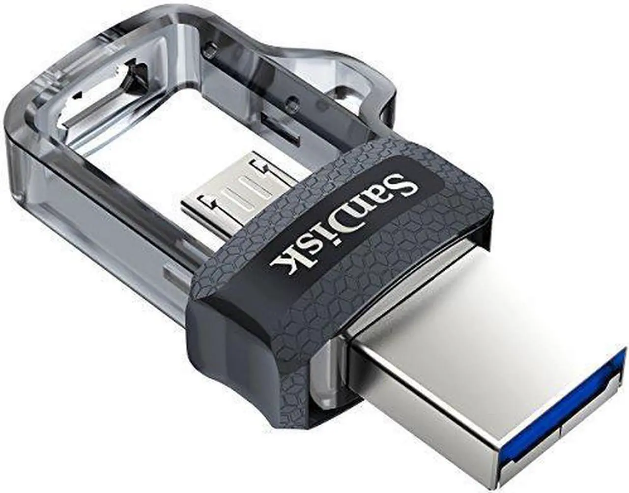 Alt view image 4 of 7 - SanDisk 128GB Ultra Dual Drive m3.0 for Android Devices and Computers - microUSB, USB 3.0 - SDDD3-128G-G46