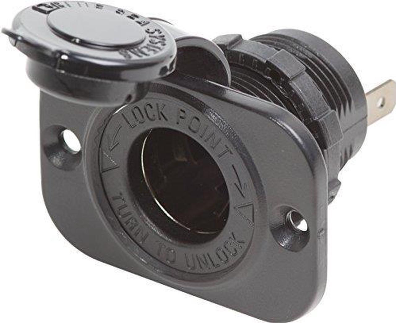 Alt view image 2 of 5 - BLUE SEA 12 VOLT DASH SOCKET- BLACK