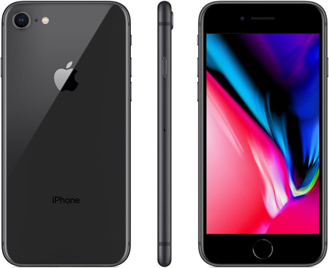 Alt view image 6 of 6 - Apple iPhone 8 64GB Space Gray (Unlocked) Grade A