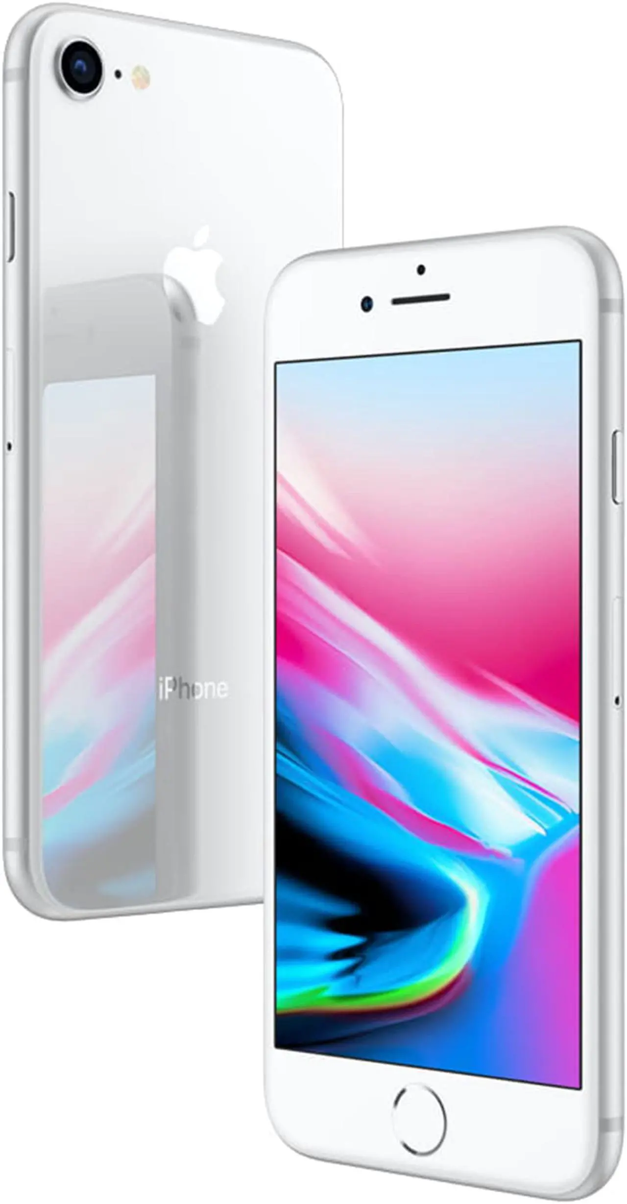 Alt view image 6 of 9 - Apple iPhone 8 64GB 4G LTE Unlocked Cell Phone 4.7" 2GB RAM - Silver