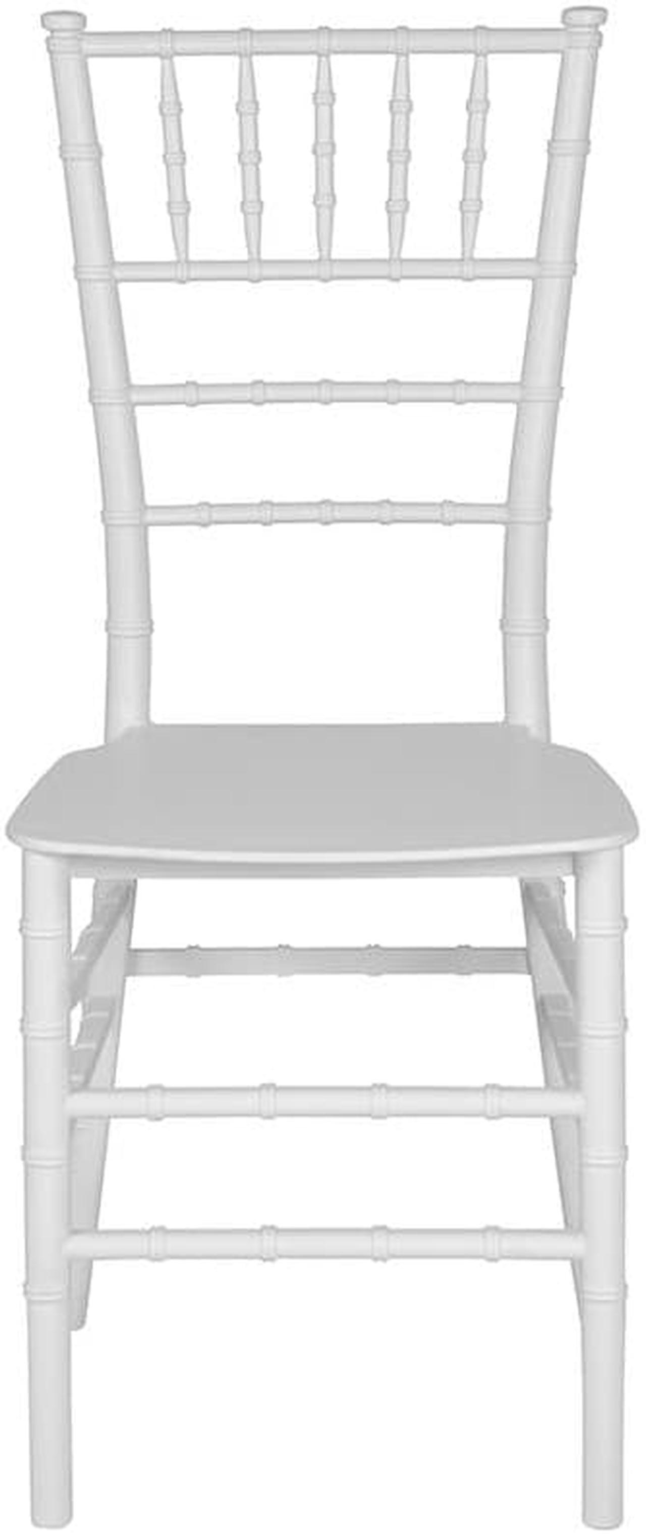 Alt view image 4 of 20 - HERCULES Series White Resin Stacking Chiavari Chair