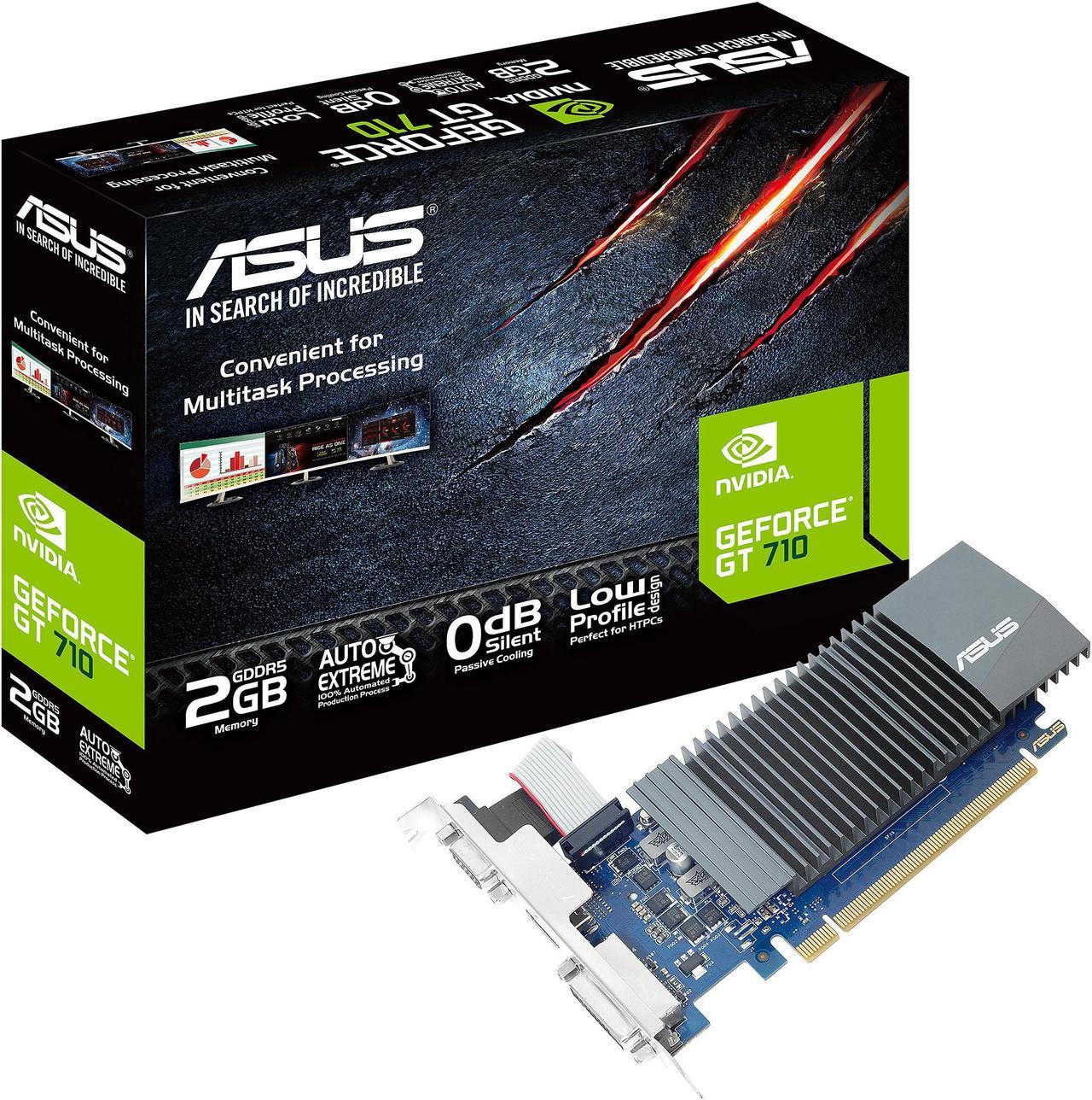 Asus GeForce GT 710 2GB GDDR5 HDMI VGA DVI Graphics Card Graphic Cards GT710-SL-2GD5-CSM