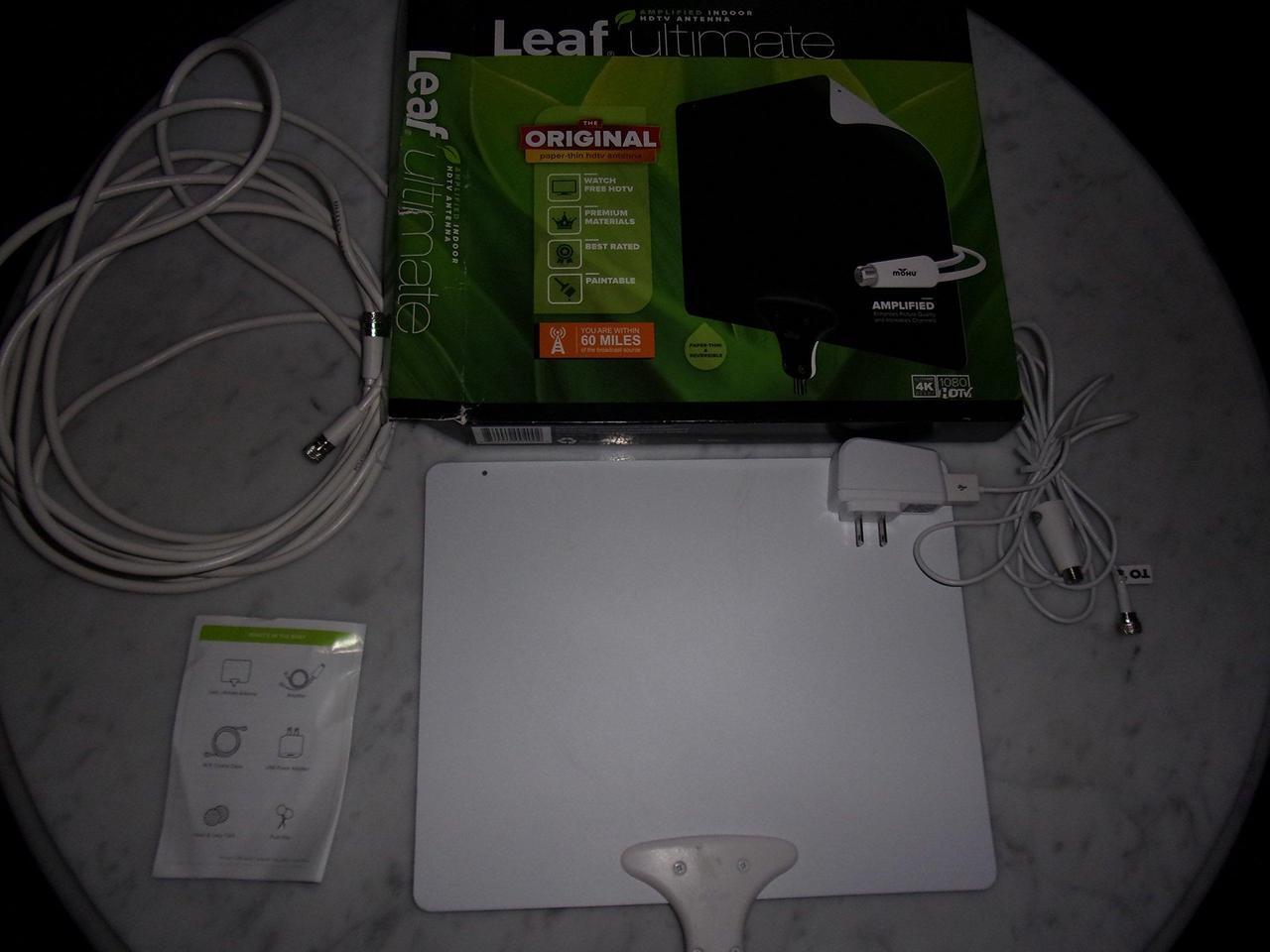 Alt view image 9 of 11 - Mohu MH-004002 Leaf Ultimate Amplified Indoor HDTV Antenna