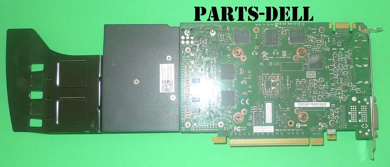 Alt view image 3 of 3 - GENUINE DELL Dell NVIDIA Quadro K4000 Video Graphics Card D5R4G 3GB