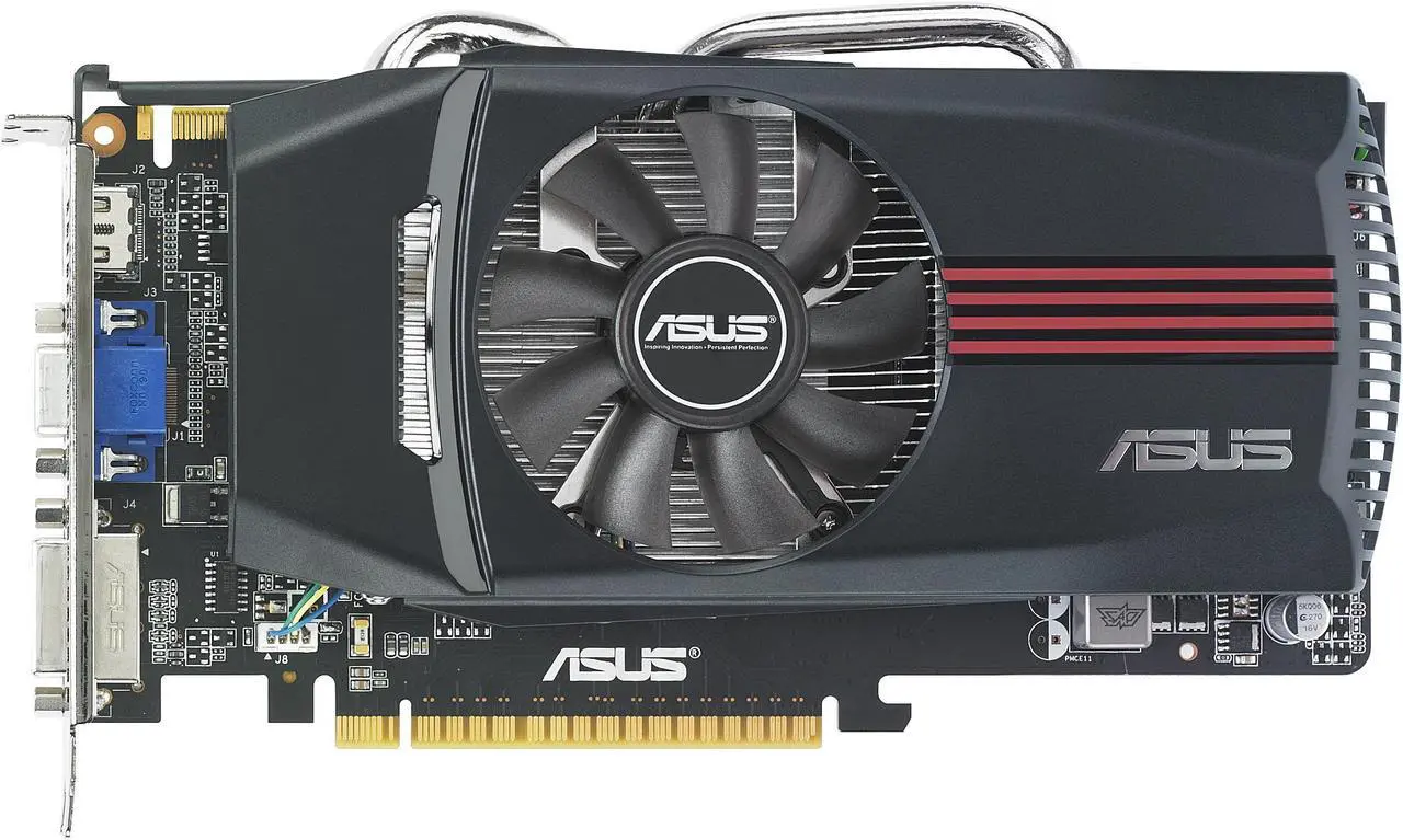 Alt view image 2 of 3 - ASUS NVIDIA GeForce GTX 550 Ti 1 GB DDR5 PCI-Express Video Card with VGA/DVI/HDMI, ENGTX550 TI DC/DI/1GD5