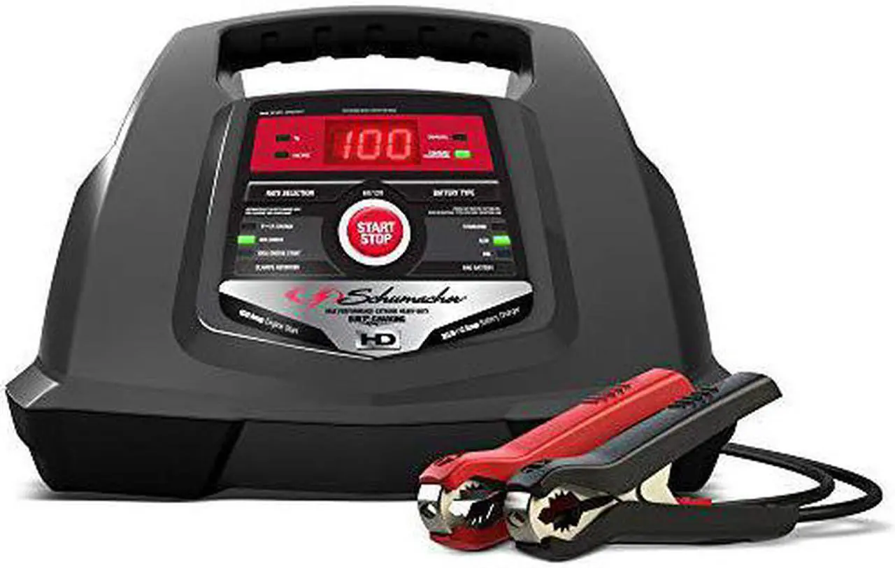 Main image of Schumacher SC1281 100 Amp 30 Amp 6V/12V Fully Automatic Smart Battery Charger 100A Engine Starter and 30A Boost Maintainer and Auto Desulfator Advanced Diagnostic Testing
