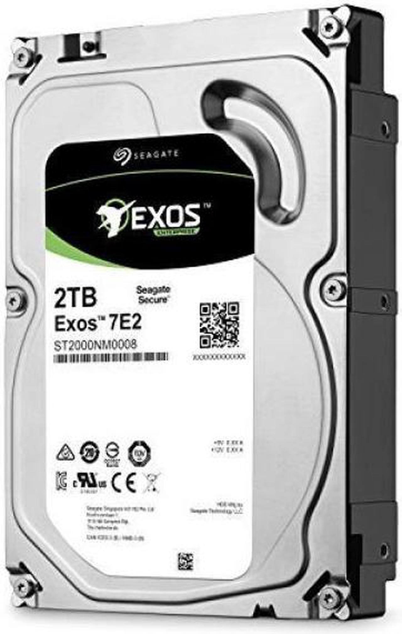 Main image of Seagate Bare Drives Seagate Exos 7E2 2TB SATA 6Gb/s 128MB Cache 3.5-Inch Enterprise Hard Drive (ST2000NM0008)