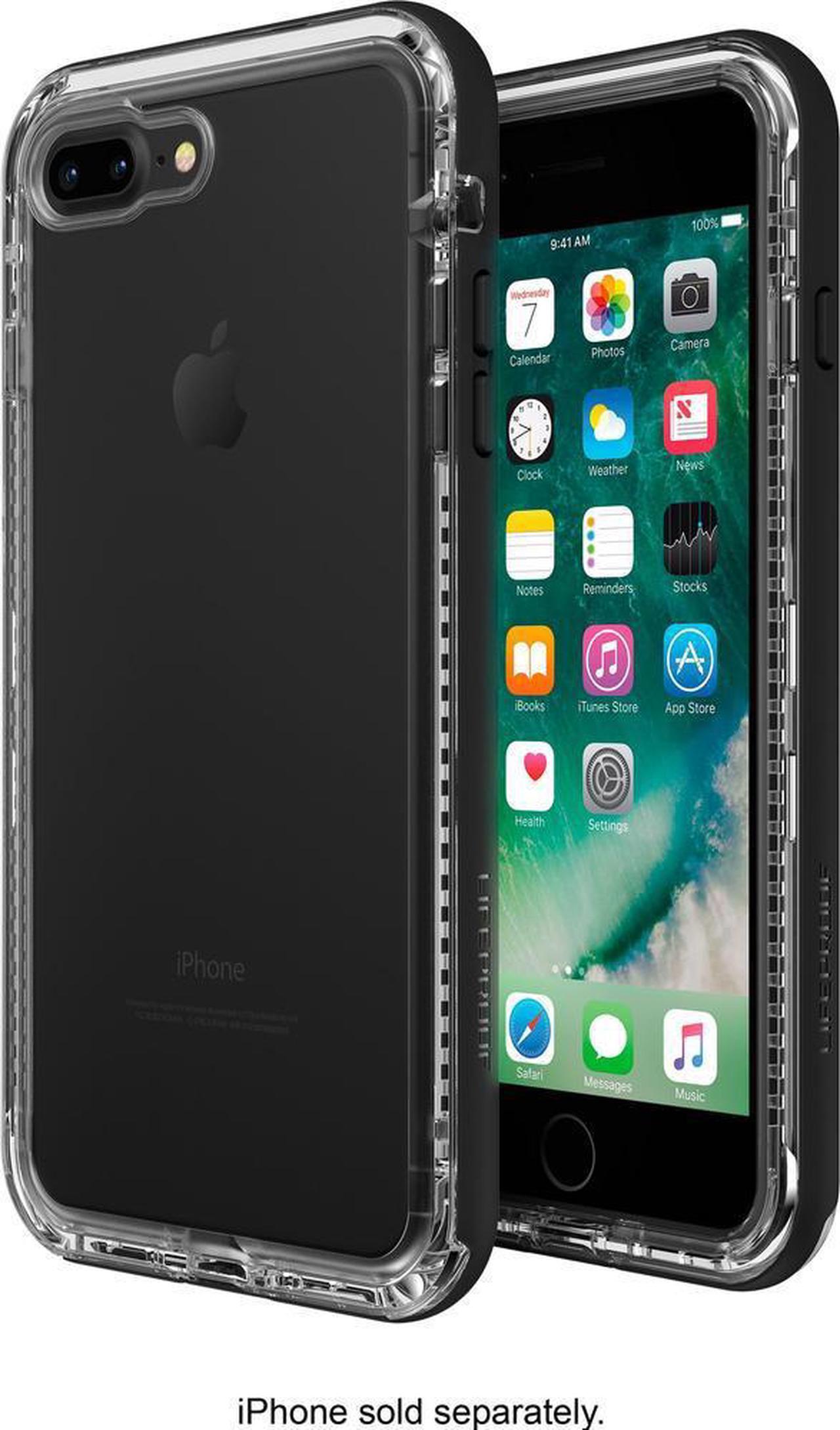 Main image of LifeProof - Next Case for Apple® iPhone® 7 Plus and 8 Plus - Black Cryst