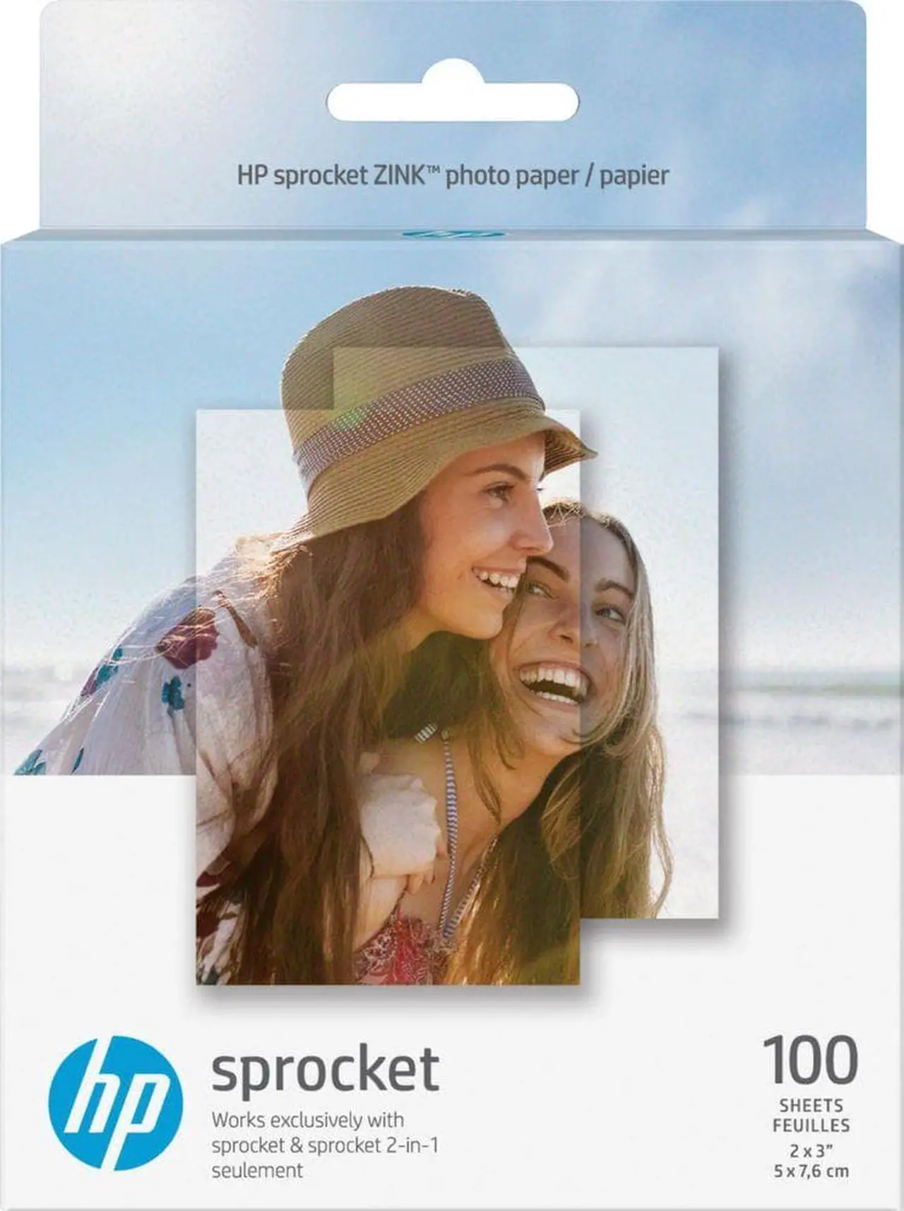 Main image of HP - Sprocket ZINK(R) Photo 2" x 3" 100-Count Paper - White