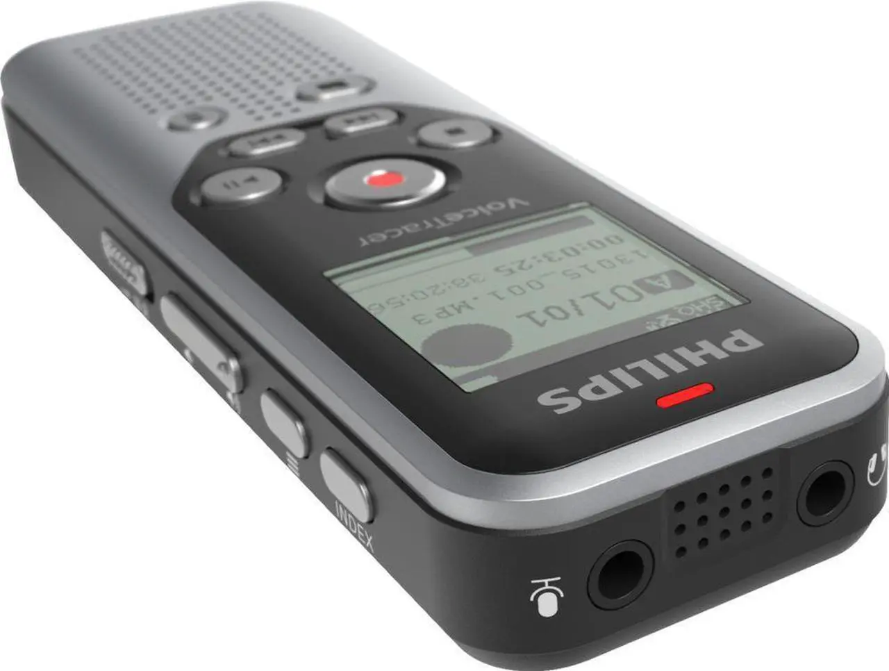Main image of Philips - VoiceTracer Digital Audio Recorder - Dark Silver & Black