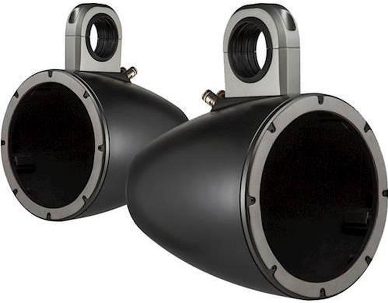 Main image of KM-Series Enclosures for Kicker 8" Speakers (2-Pack) - Black