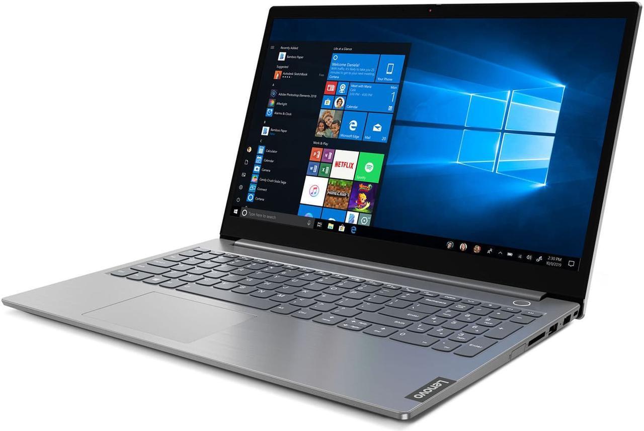 Alt view image 2 of 11 - Lenovo Laptop ThinkBook 15 IIL Intel Core i5-1035G1 8GB Memory 256 GB PCIe SSD Intel UHD Graphics 15.6" Non-Touch Screen Windows 10 Pro 64-bit 20SM0012US