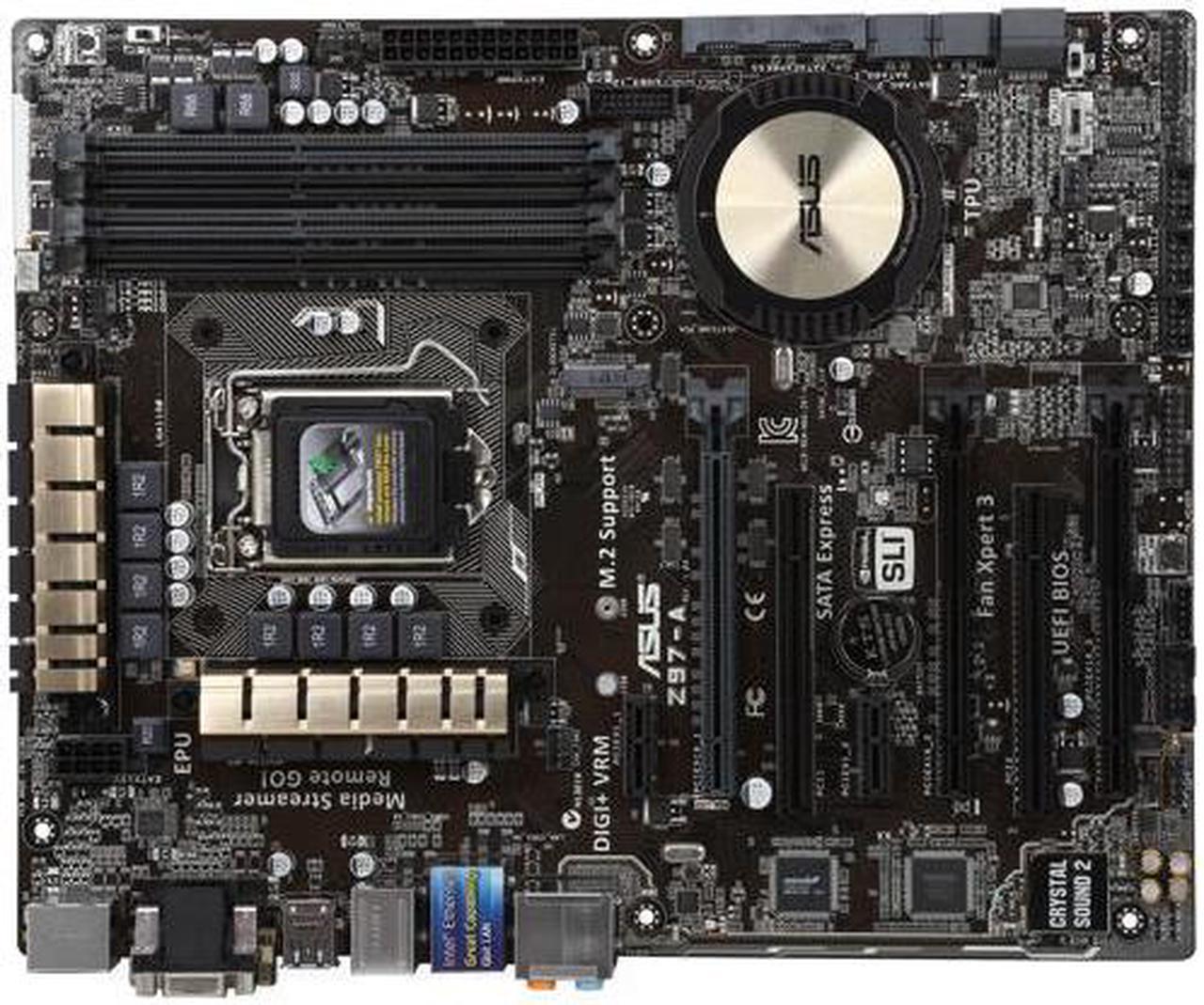 ASUS Z97-A LGA 1150 Intel Z97 HDMI SATA 6Gb/s USB 3.0 ATX Intel Motherboard