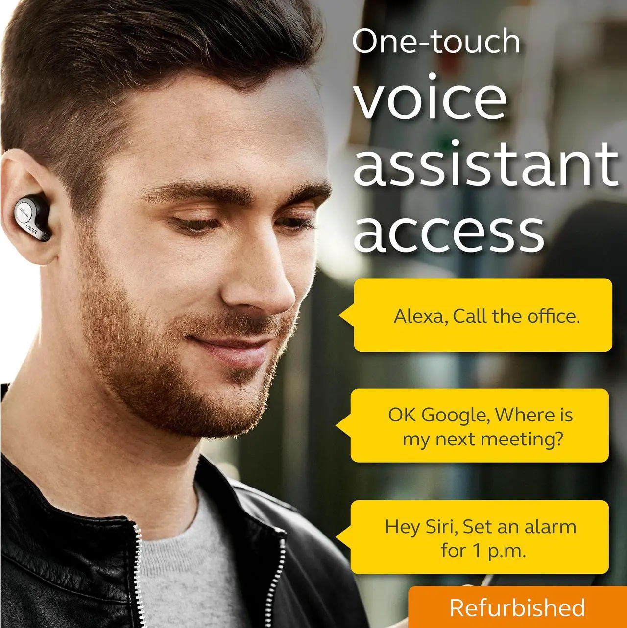 Alt view image 8 of 9 - Jabra Elite 65t - Gold - Beige True Wireless Earbuds Gold Beige