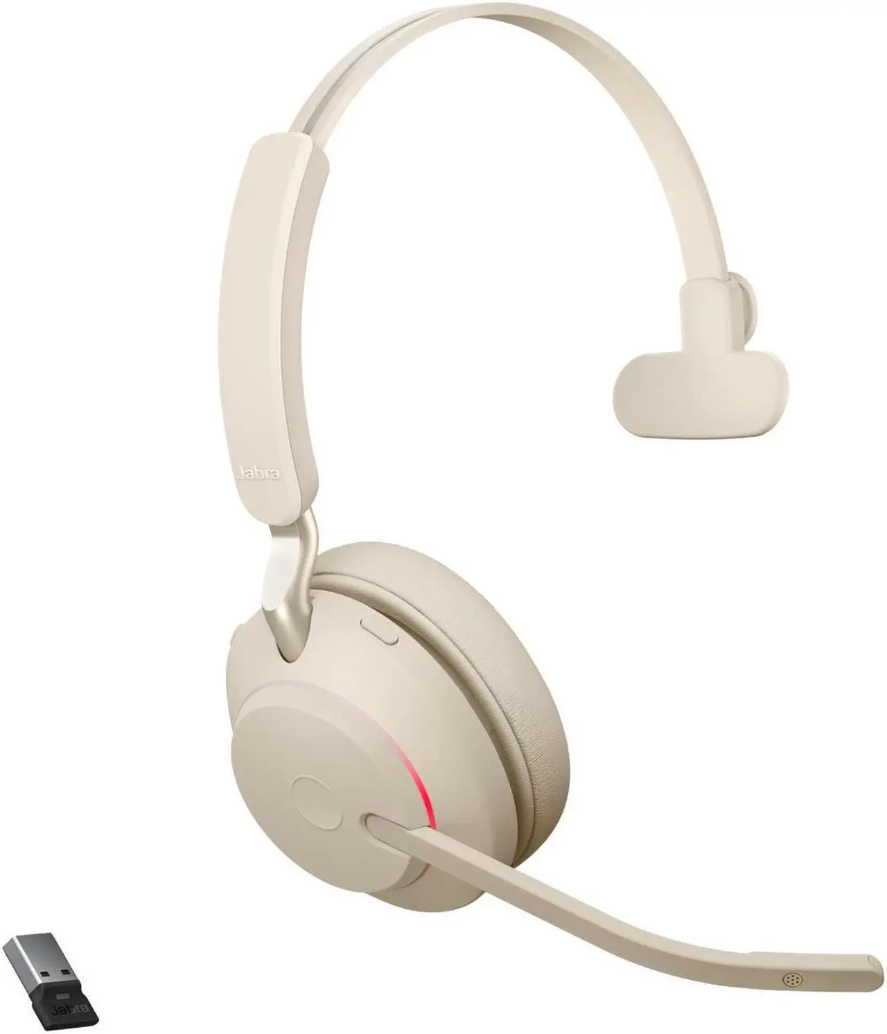 Main image of Jabra Evolve2 65 USB-A UC Mono - Beige Wireless Headset / Music Headphones