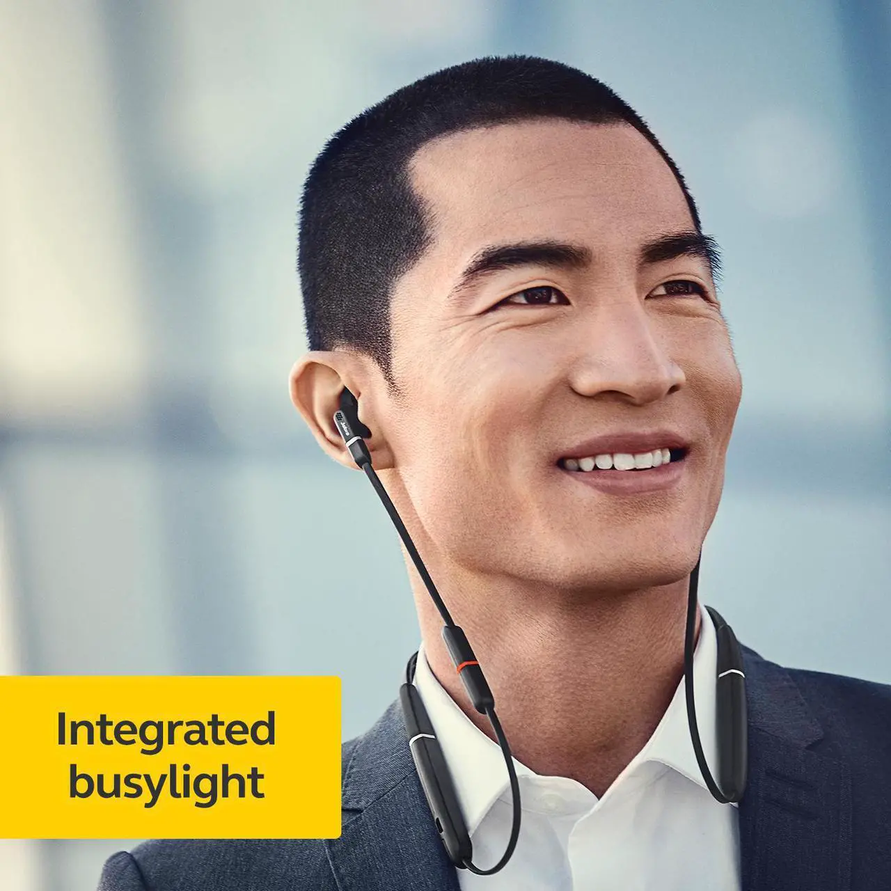 Alt view image 14 of 19 - Jabra Evolve 65e UC & Link 370 Wireless Professional Earbuds
