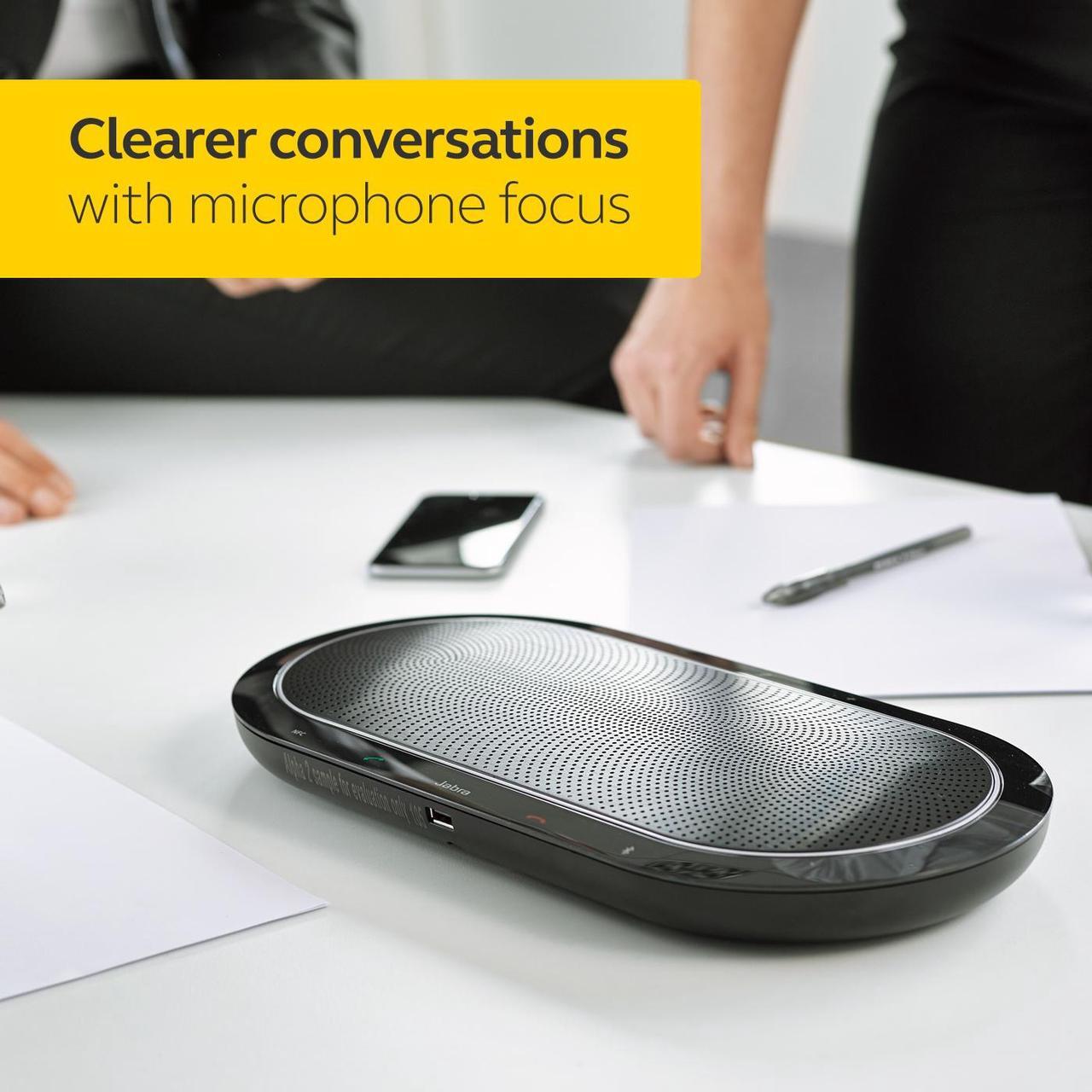 Alt view image 3 of 20 - Jabra Speak 810 MS 7810-109 Black Speakerphone - Microsoft Skype for Business