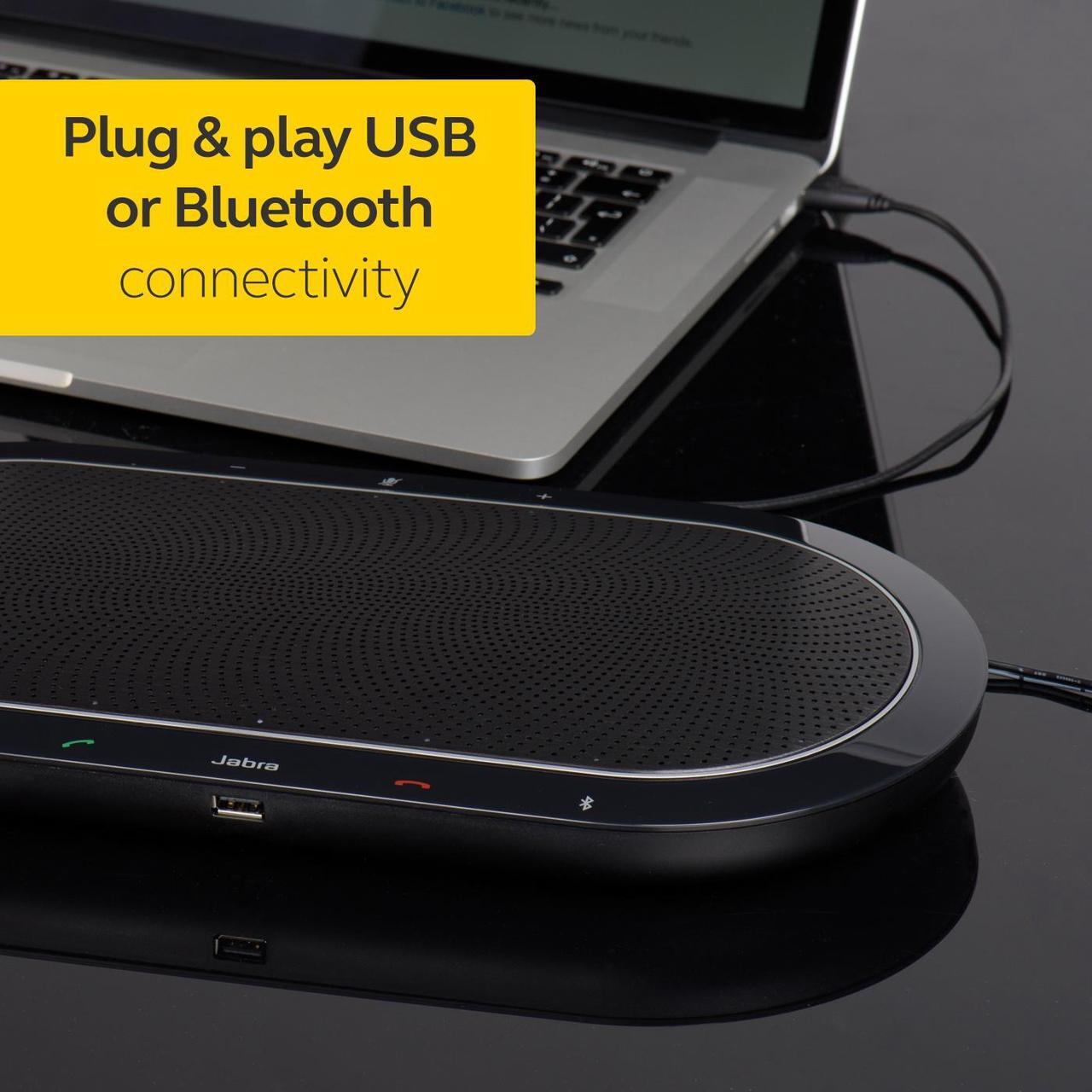 Alt view image 4 of 20 - Jabra Speak 810 MS 7810-109 Black Speakerphone - Microsoft Skype for Business