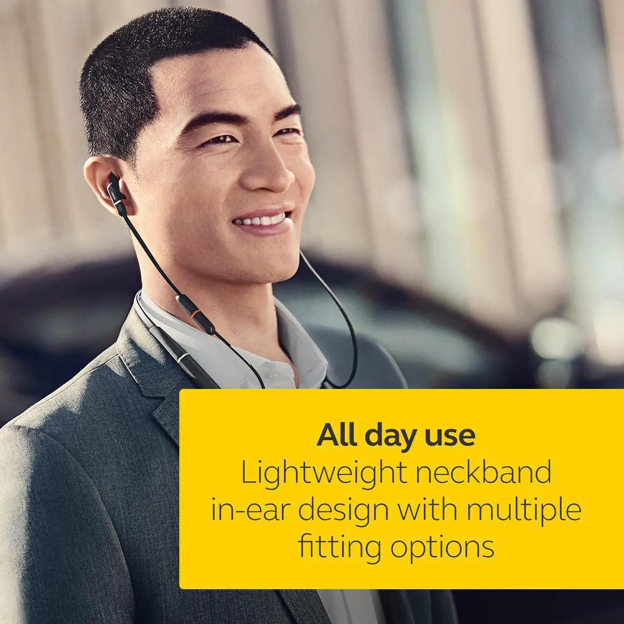 Alt view image 16 of 19 - Jabra Evolve 65e UC & Link 370 Wireless Professional Earbuds