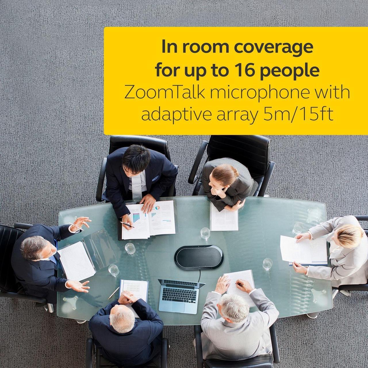 Alt view image 13 of 20 - Jabra Speak 810 MS 7810-109 Black Speakerphone - Microsoft Skype for Business