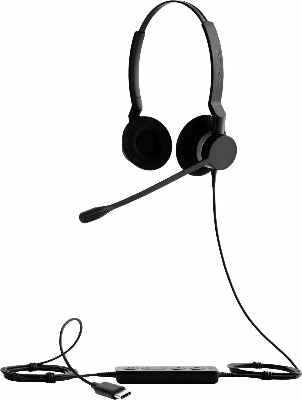 Alt view image 6 of 10 - Jabra Biz 2300 USB-C MS Duo Wired Headset