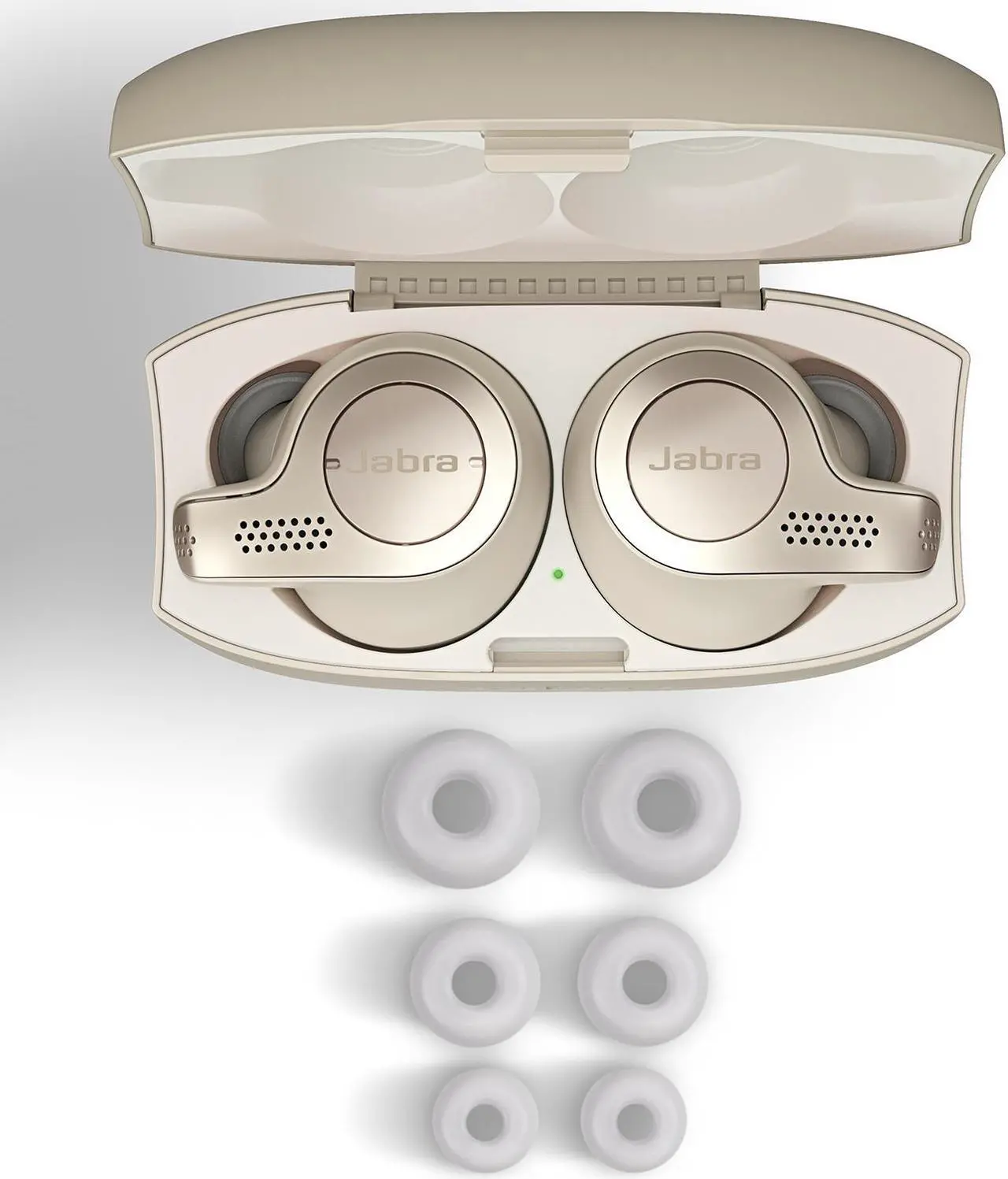 Alt view image 3 of 9 - Jabra Elite 65t - Gold - Beige True Wireless Earbuds Gold Beige