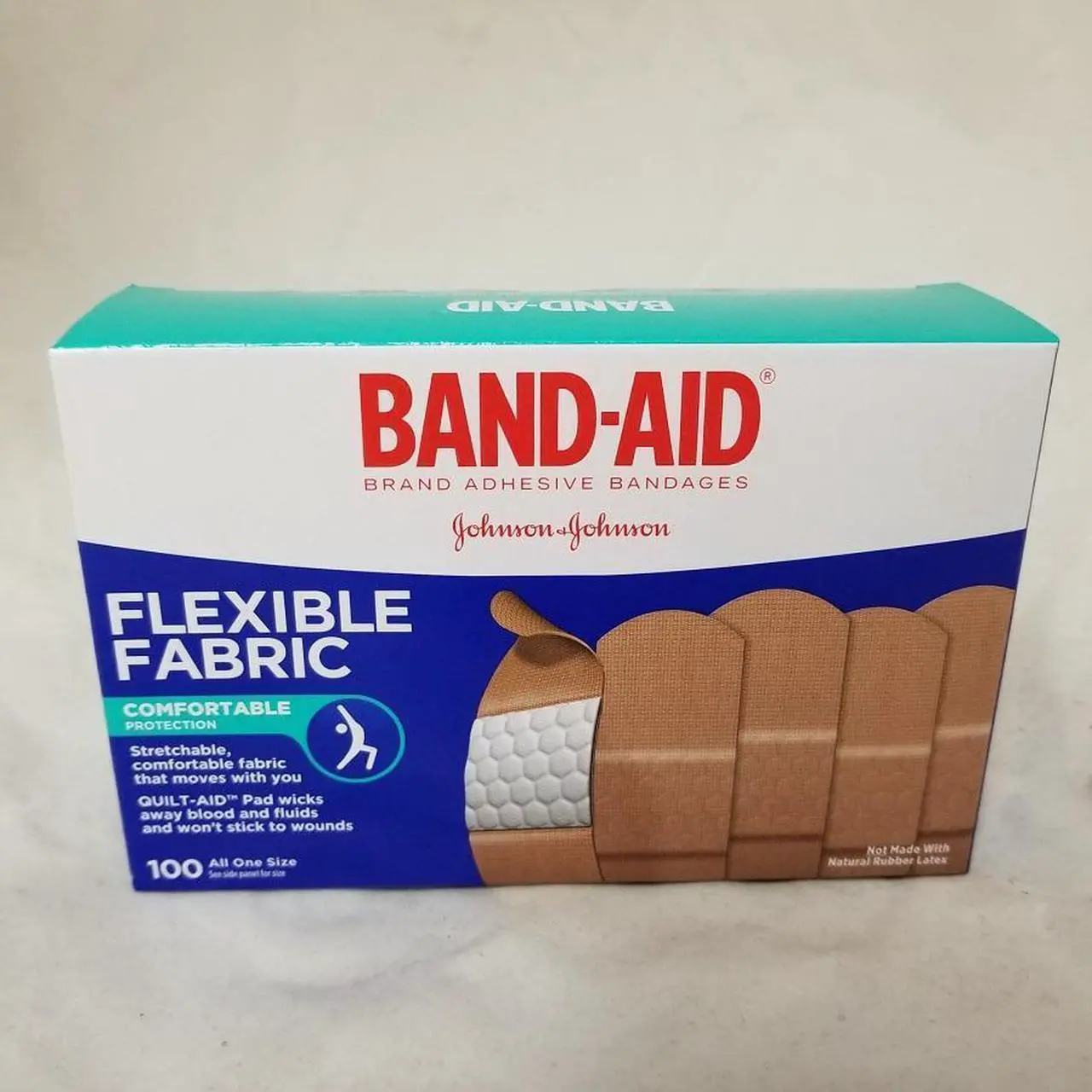 Alt view image 18 of 20 - BAND-AID Flexible Fabric Adhesive Bandages 1" x 3" 100/Box 4444