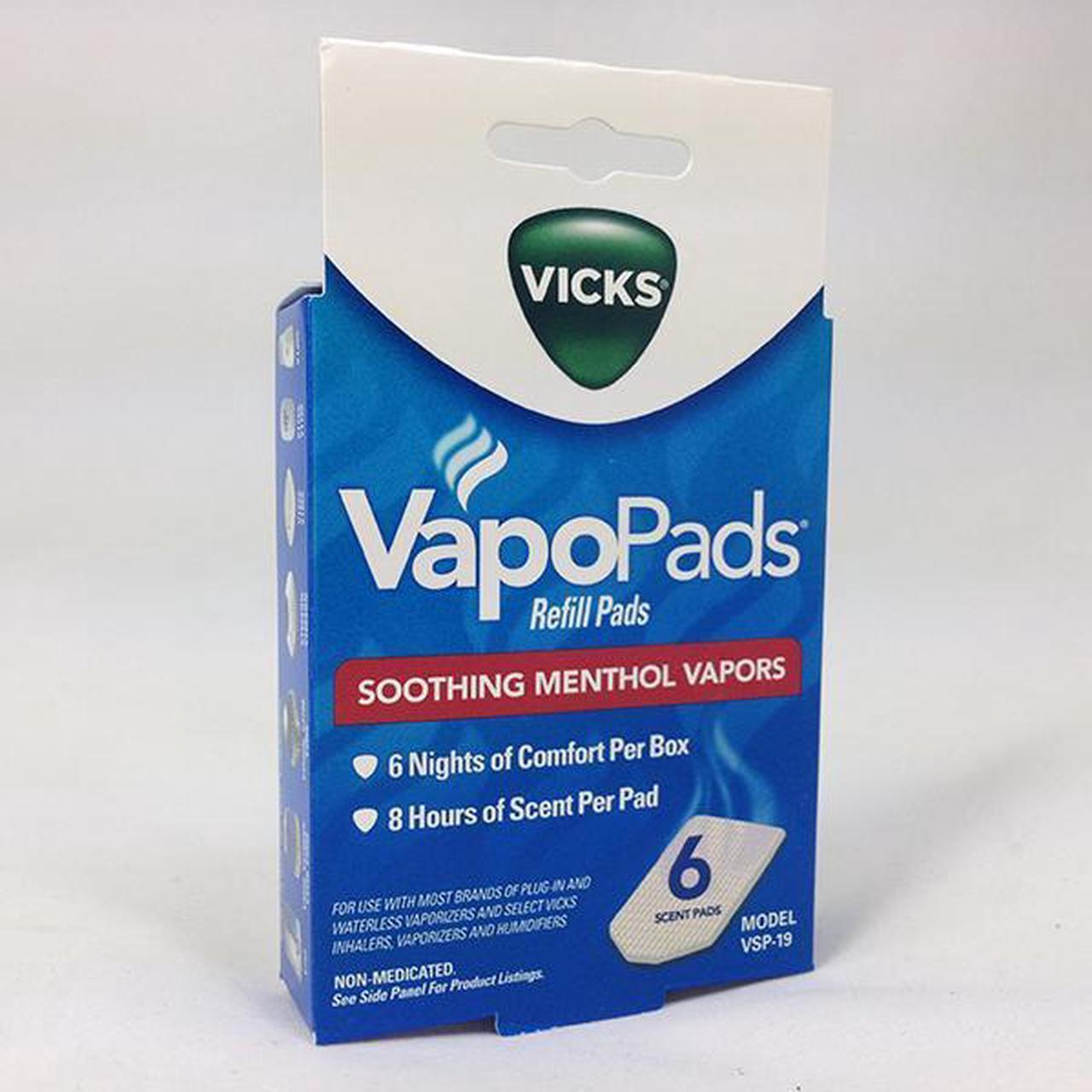 Alt view image 6 of 8 - Kaz Incorporated VSP19 6 Count Soothing Menthol Scent Pads