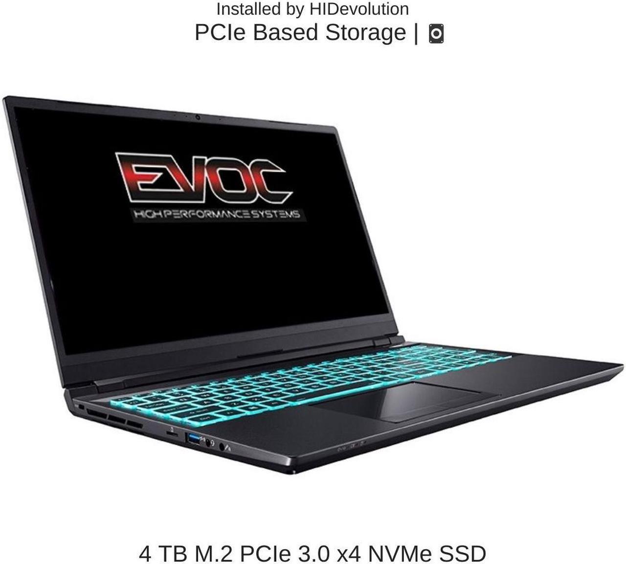 Alt view image 5 of 7 - EVOC High Performance Systems PC502D (PC50DS-D) 15.6" FHD 144Hz, 2.2 GHz i7-10870H, RTX 3080, 64 GB 3200MHz RAM, 4 TB PCIe SSD